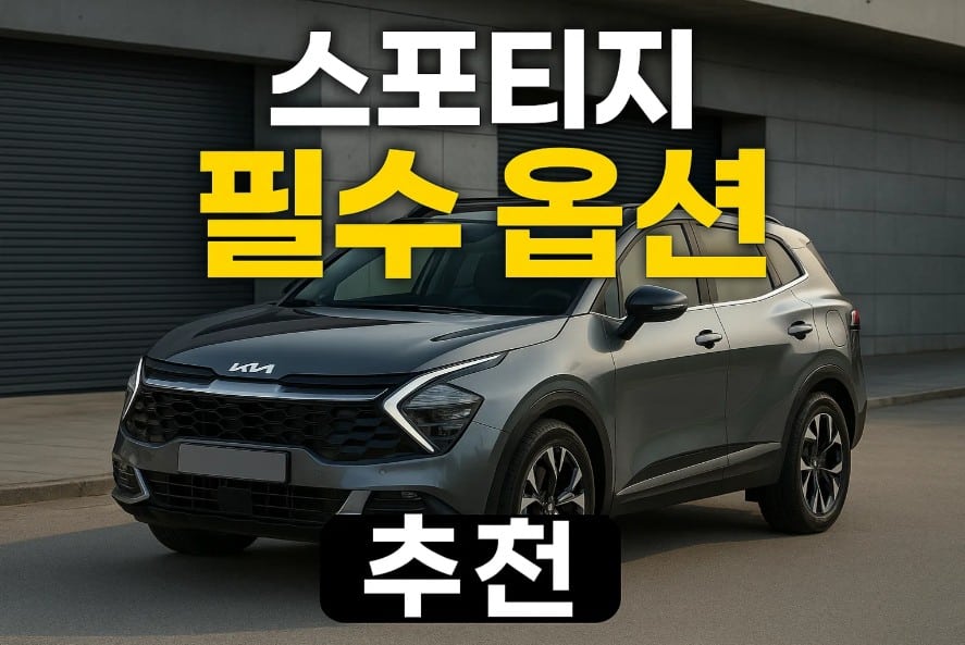 스포티지 NQ5 필수 옵션 추천